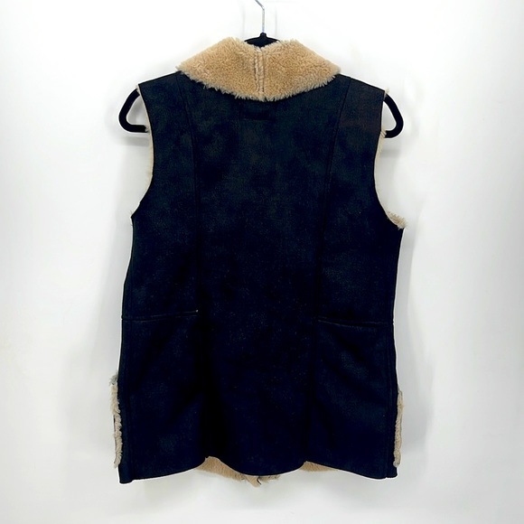 Zara Faux Fur Sherling Vest - Picture 4 of 4